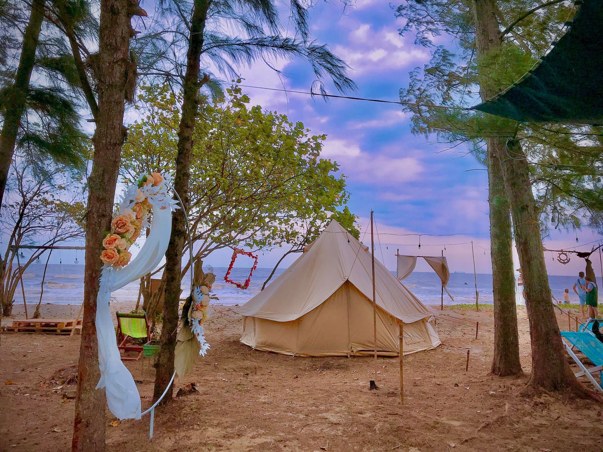 Khu cắm trại Cần Giờ nổi tiếng với dân TP.HCM vì có nhiều hoạt động vui chơi thư giãn - ảnh 2