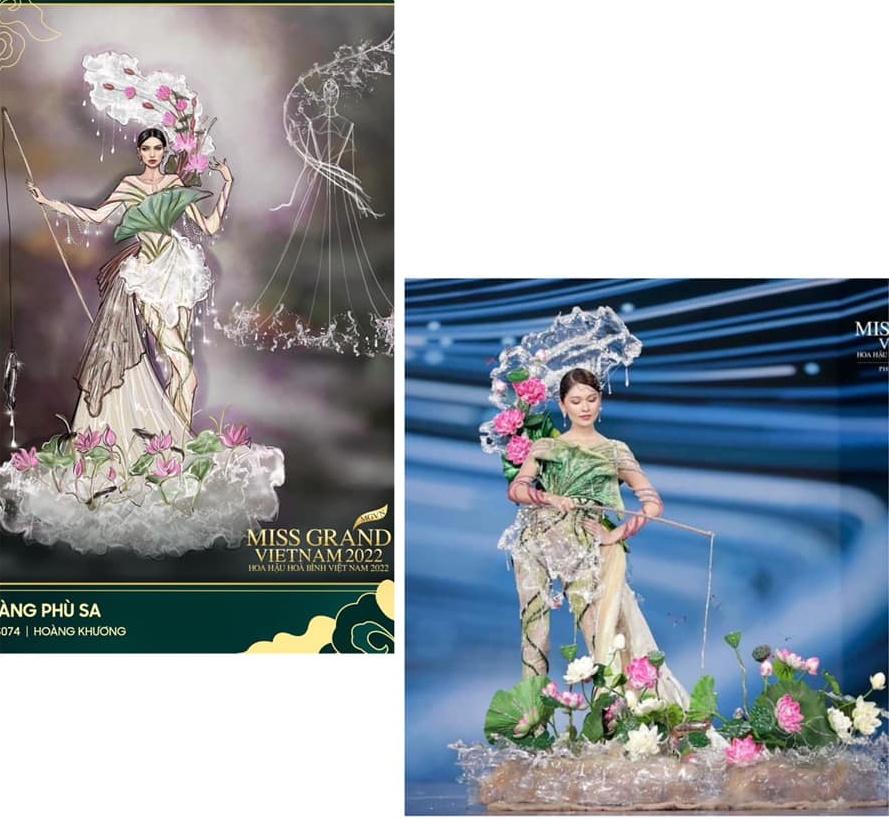 Những bộ trang phục dân tộc tại Miss Grand Vietnam đẹp hơn bản vẽ - ảnh 5