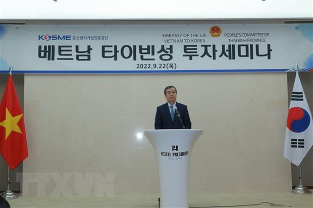 Tỉnh Thái Bình nỗ lực thu hút các nhà đầu tư của Hàn Quốc - ảnh 1