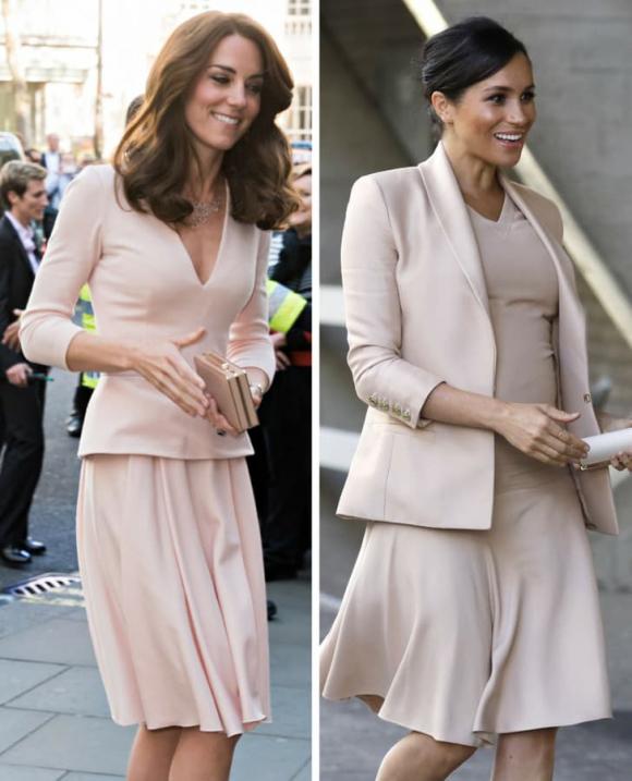 16 lần Kate Middleton và Meghan Markle chọn trang phục giống nhau. Bạn quyết định xem ai ''trông ngầu'' hơn? - ảnh 11