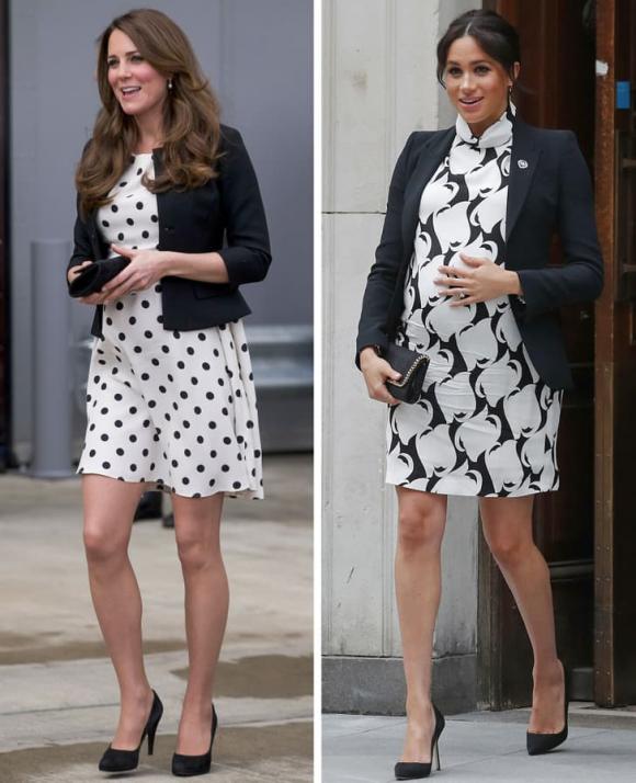 16 lần Kate Middleton và Meghan Markle chọn trang phục giống nhau. Bạn quyết định xem ai ''trông ngầu'' hơn? - ảnh 16