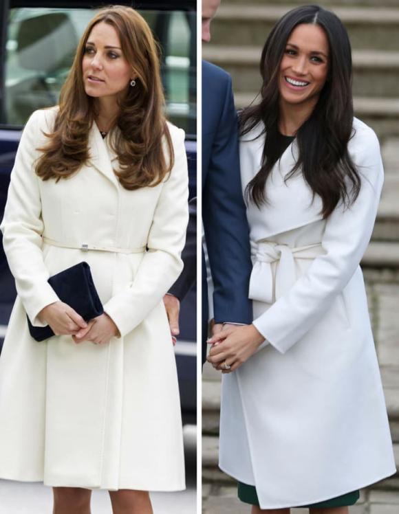16 lần Kate Middleton và Meghan Markle chọn trang phục giống nhau. Bạn quyết định xem ai ''trông ngầu'' hơn? - ảnh 4
