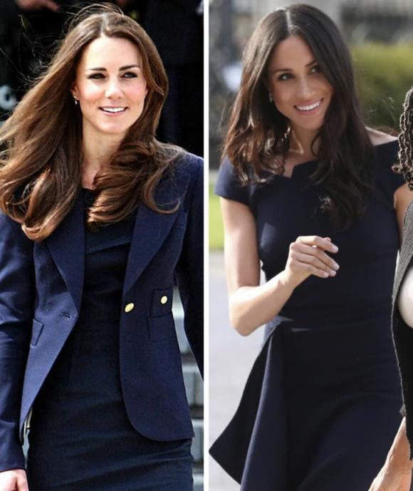 16 lần Kate Middleton và Meghan Markle chọn trang phục giống nhau. Bạn quyết định xem ai ''trông ngầu'' hơn? - ảnh 8