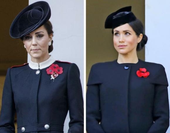16 lần Kate Middleton và Meghan Markle chọn trang phục giống nhau. Bạn quyết định xem ai ''trông ngầu'' hơn? - ảnh 7