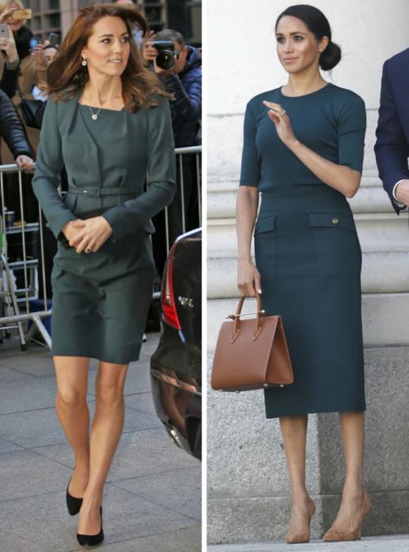 16 lần Kate Middleton và Meghan Markle chọn trang phục giống nhau. Bạn quyết định xem ai ''trông ngầu'' hơn? - ảnh 12