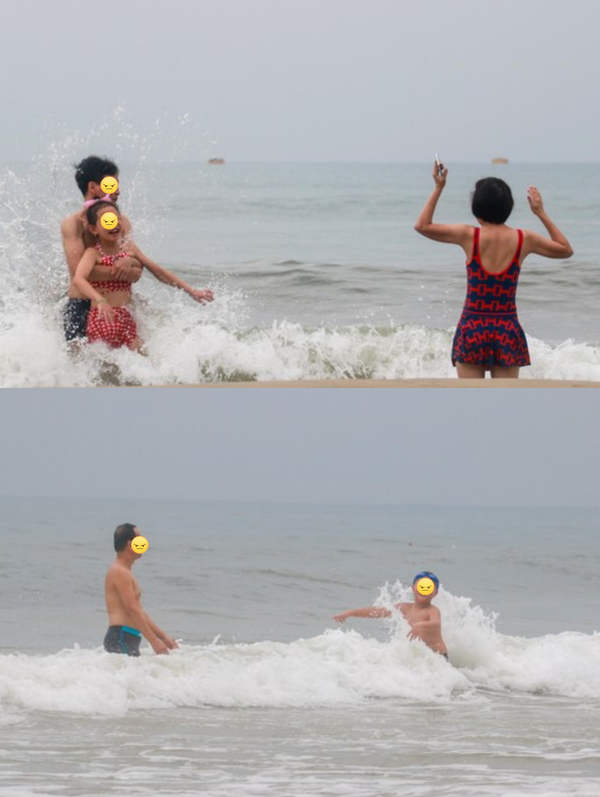 Người phụ nữ vô tư lướt sóng trên biển Đà Nẵng mặc bão Noru sắp đổ bộ - ảnh 14