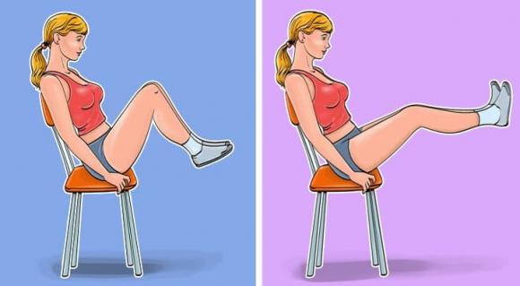6 bài tập cho bụng phẳng và eo thon khi chỉ cần ngồi trên ghế, sẽ rất hữu ích với dân văn phòng - ảnh 5
