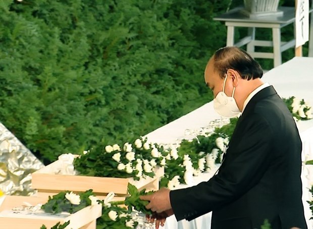 Chủ tịch nước Nguyễn Xuân Phúc dự Lễ Quốc tang cố Thủ tướng Abe Shinzo - ảnh 1