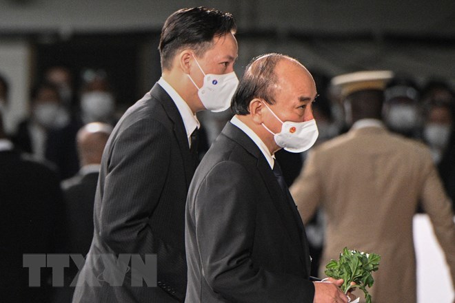 Chủ tịch nước Nguyễn Xuân Phúc dự Lễ Quốc tang cố Thủ tướng Abe Shinzo - ảnh 2
