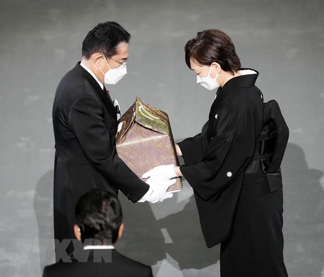 Chủ tịch nước Nguyễn Xuân Phúc dự Lễ Quốc tang cố Thủ tướng Abe Shinzo - ảnh 10