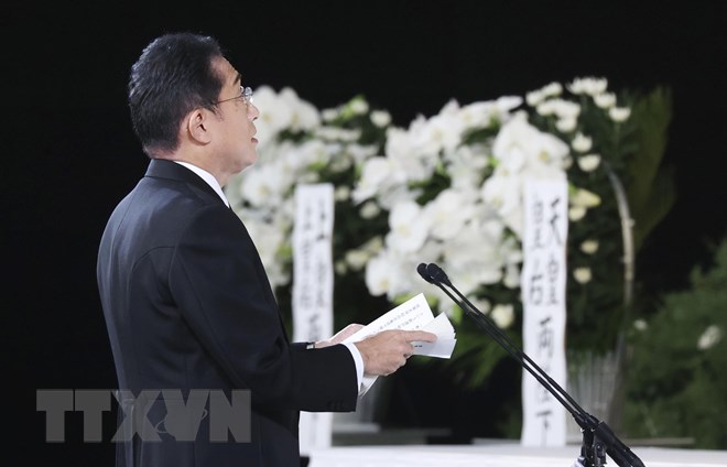 Chủ tịch nước Nguyễn Xuân Phúc dự Lễ Quốc tang cố Thủ tướng Abe Shinzo - ảnh 5