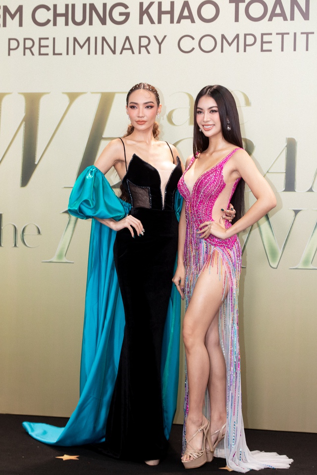 Thuỳ Tiên và dàn mỹ nhân tái xuất, 2 khách mời quốc tế xuất hiện trên thảm đỏ chung khảo Miss Grand Vietnam - ảnh 5