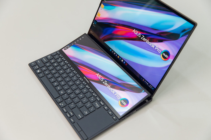 Asus giới thiệu laptop Zenbook Pro 14 Duo OLED độc đáo với 2 màn hình - ảnh 1