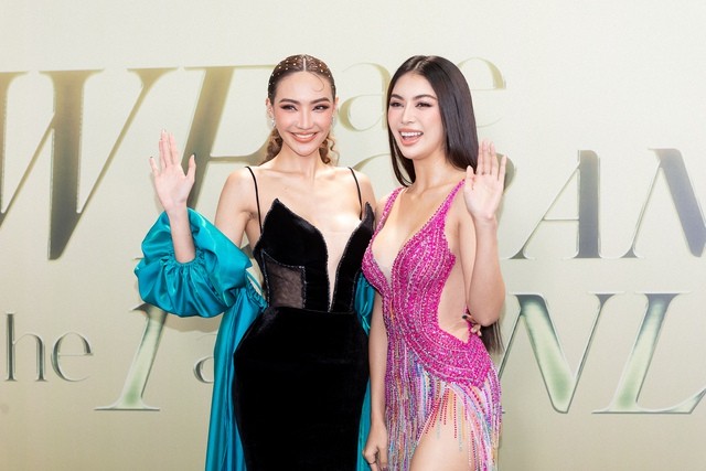 Thuỳ Tiên và dàn mỹ nhân tái xuất, 2 khách mời quốc tế xuất hiện trên thảm đỏ chung khảo Miss Grand Vietnam - ảnh 4