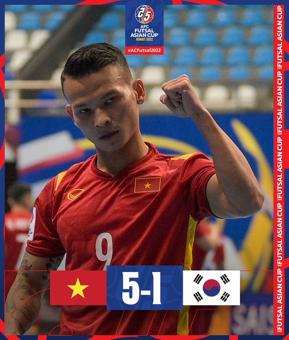 Futsal châu Á: Đội tuyển Việt Nam đại thắng trước Hàn Quốc - ảnh 3