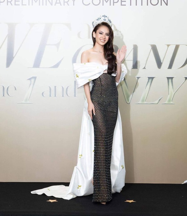 Thuỳ Tiên và dàn mỹ nhân tái xuất, 2 khách mời quốc tế xuất hiện trên thảm đỏ chung khảo Miss Grand Vietnam - ảnh 6