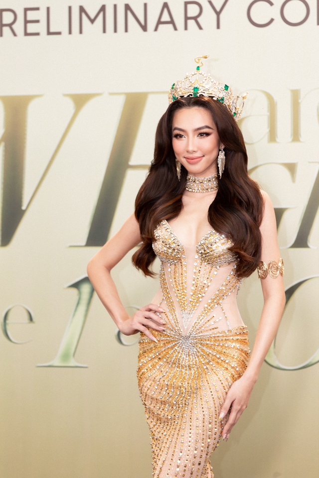 Thuỳ Tiên và dàn mỹ nhân tái xuất, 2 khách mời quốc tế xuất hiện trên thảm đỏ chung khảo Miss Grand Vietnam - ảnh 2