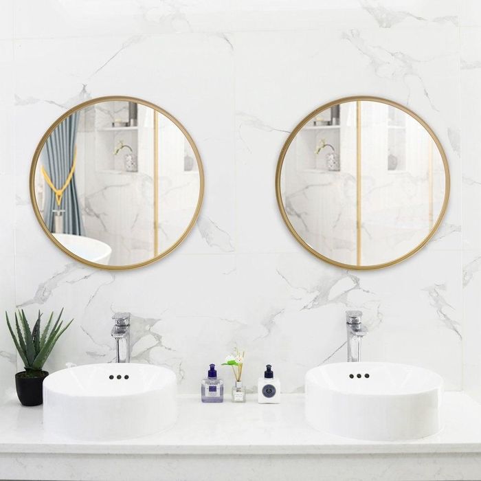 Kiểu gương trang trí giúp phòng tắm trở thành không gian cực thư giãn - ảnh 9