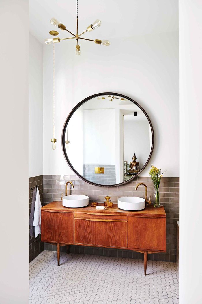 Kiểu gương trang trí giúp phòng tắm trở thành không gian cực thư giãn - ảnh 4
