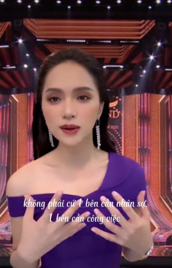 Hương Giang thể hiện tài ứng xử cực đỉnh khi đưa ra hướng trả lời cho câu hỏi khó của Mai Ngô tại Miss Grand Vietnam - ảnh 4