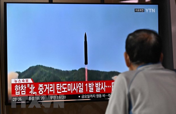Lãnh đạo Nhật - Mỹ sẽ điện đàm về vụ phóng tên lửa của Triều Tiên - ảnh 1