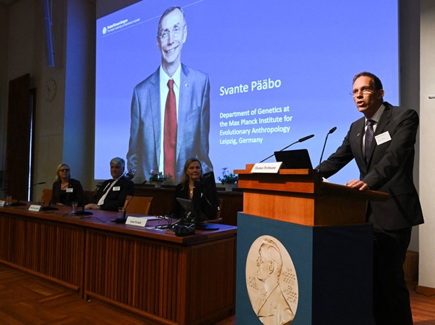 Giải Nobel Y Sinh năm 2022 vinh danh nhà khoa học Svante Paabo - ảnh 1