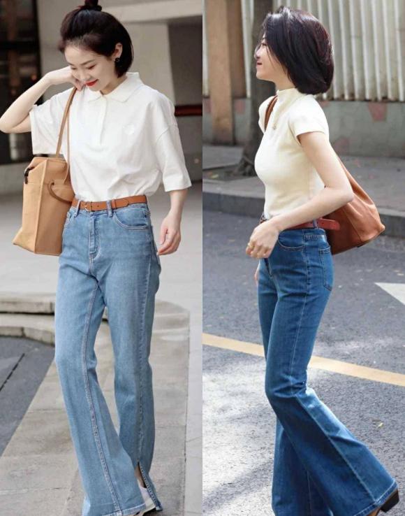 Ai bảo quần ống rộng đã lỗi thời, năm nay quần jeans ống rộng lại được yêu thích, trông cao gầy, mặc thế nào cũng đẹp - ảnh 3