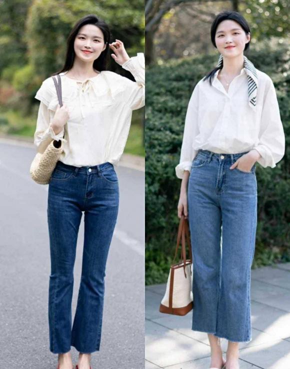 Ai bảo quần ống rộng đã lỗi thời, năm nay quần jeans ống rộng lại được yêu thích, trông cao gầy, mặc thế nào cũng đẹp - ảnh 2