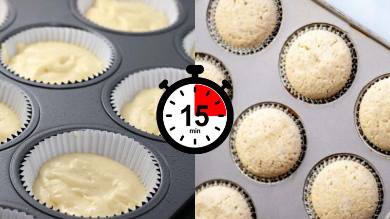 Cách làm bánh cupcake trà xanh matcha ngon xốp mịn không cần lò - ảnh 21
