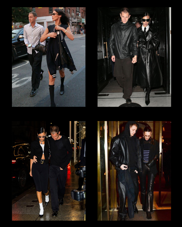 Cách mặc đồ đôi đẹp mà không cần phải “gồng” của Bella Hadid và bạn trai - ảnh 3