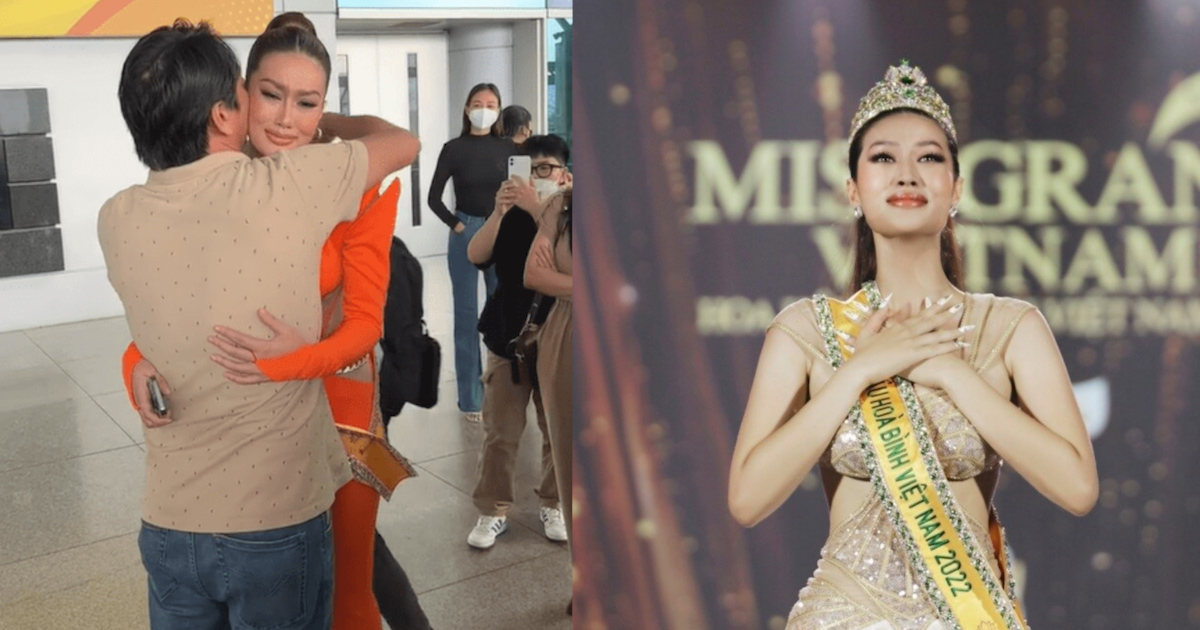 Hoa hậu Thiên Ân và bố gây xúc động khi đưa tiễn tại sân bay lên đường thi Miss Grand International - ảnh 8