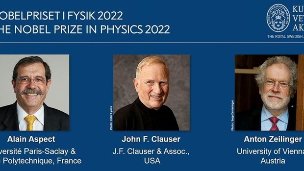 Giải Nobel Vật lý 2022 vinh danh ba nhà khoa học Pháp, Mỹ, Áo - ảnh 1