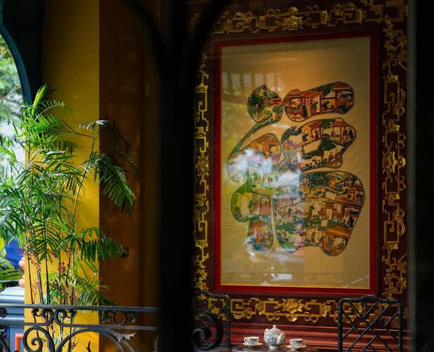 Bên trong “khách sạn di sản” duy nhất sở hữu bức tranh Hàng Trống lớn nhất: Tái hiện nét đẹp Thăng Long xưa độc đáo - ảnh 5