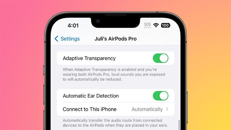 Gurman: Tùy chọn xuyên âm thích ứng iOS 16.1 cho AirPods Pro gốc và AirPods Max là một lỗi - ảnh 2
