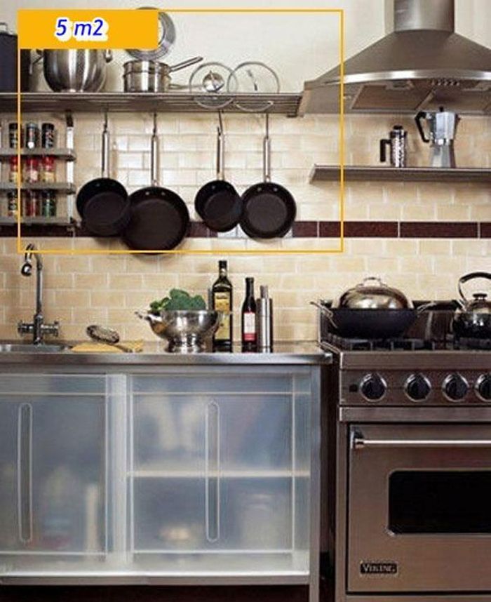 10 mẹo thông minh giúp phòng bếp nhỏ trở nên rộng thoáng - ảnh 18