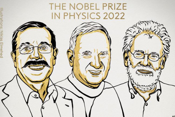 Giải Nobel Vật lý 2022 vinh danh 3 nhà khoa học Aspect, Clauser và Zeilinger - ảnh 1