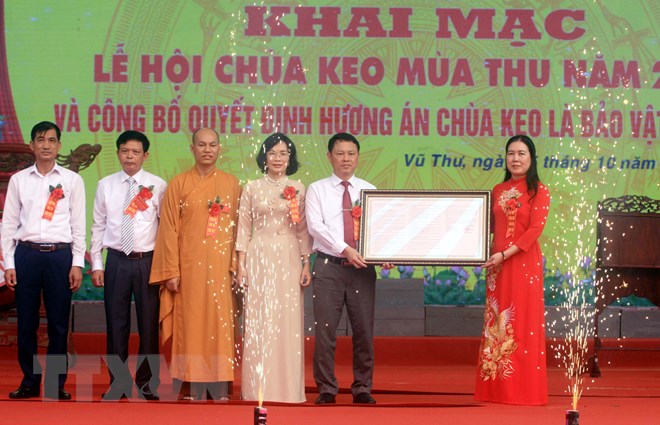 Công bố quyết định hương án chùa Keo là bảo vật quốc gia - ảnh 5