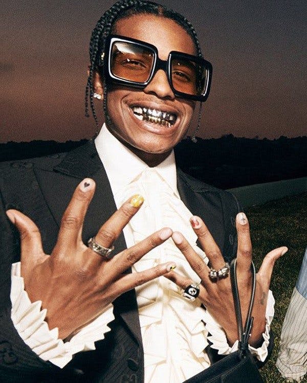 Siêu sao A$AP Rocky và niềm đam mê nghệ thuật móng tay - ảnh 2