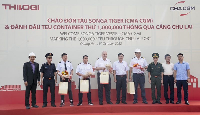 Cảng Chu Lai đón TEU container quốc tế thứ 1 triệu thông qua - ảnh 2