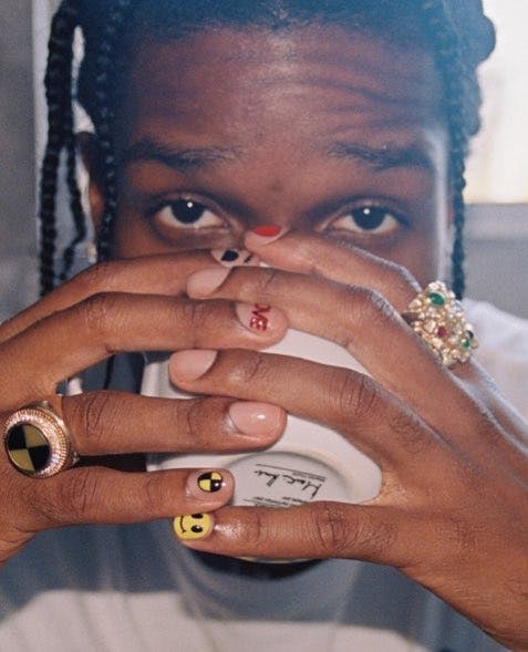 Siêu sao A$AP Rocky và niềm đam mê nghệ thuật móng tay - ảnh 6