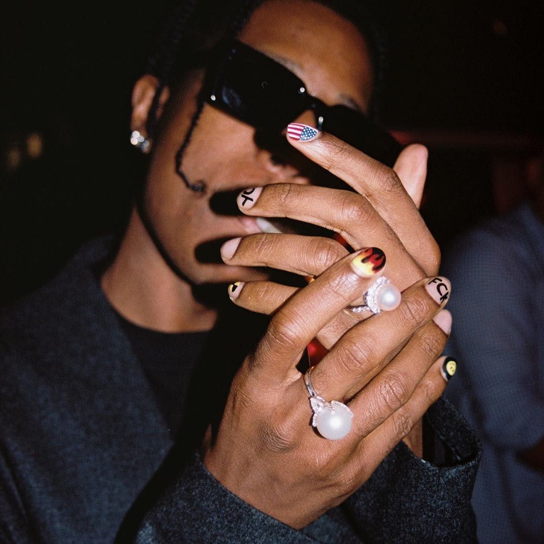Siêu sao A$AP Rocky và niềm đam mê nghệ thuật móng tay - ảnh 7