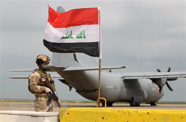 Trực thăng quân sự Iraq gặp nạn ở phía Bắc Baghdad - ảnh 1