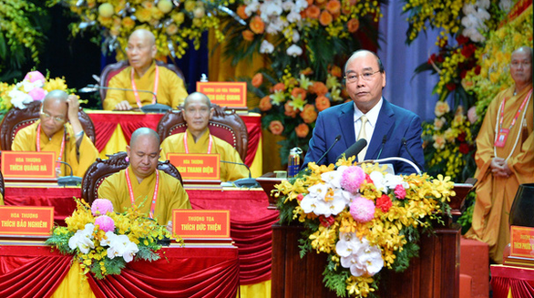 Chủ tịch nước Nguyễn Xuân Phúc dự khai mạc Đại hội Phật giáo toàn quốc - ảnh 3