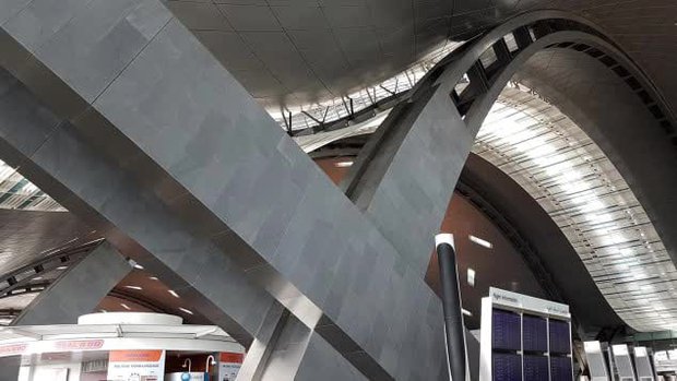 Sân bay đẳng cấp bậc nhất thế giới tại Qatar: Mang kiến trúc tương lai với không gian sang trọng gây choáng ngợp - ảnh 3