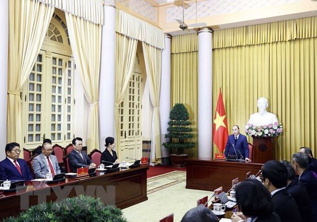 Chủ tịch nước gặp mặt các tổ chức người Hàn Quốc tại Việt Nam - ảnh 2