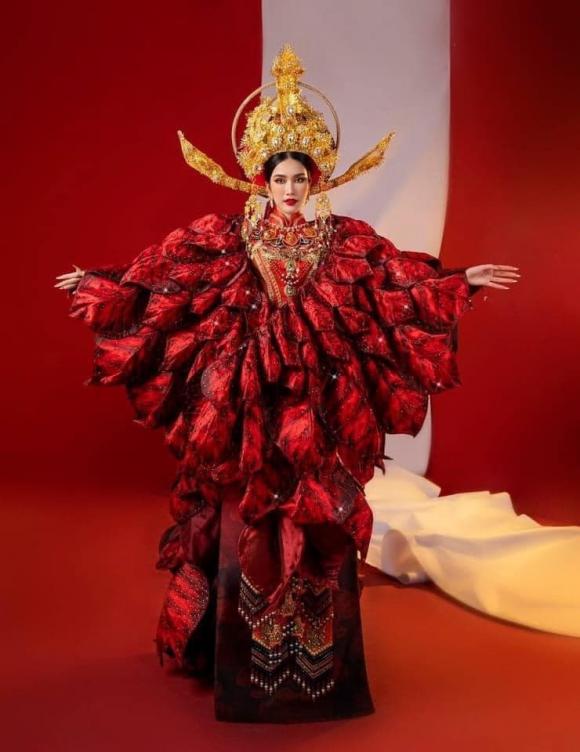 Phương Anh hé lộ trang phục dân tộc chính thức tại Miss International 2022: Quá hoành tráng và lộng lẫy - ảnh 4