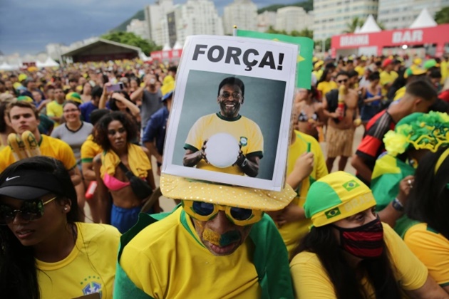 Cả Brazil thực hiện hành động điểm 10 dành cho Pele - ảnh 7