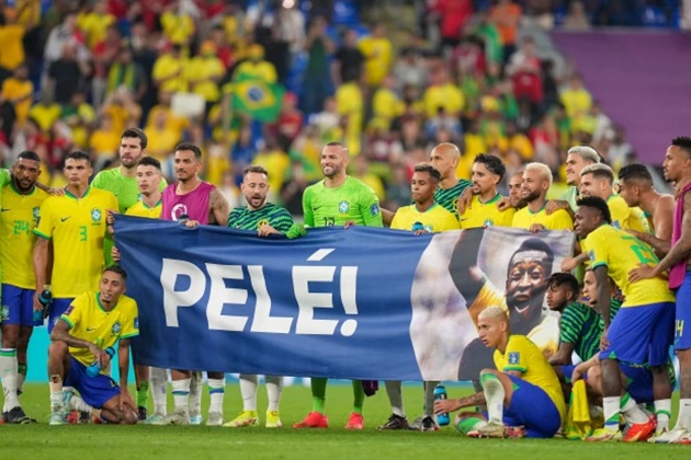 Cả Brazil thực hiện hành động điểm 10 dành cho Pele - ảnh 2