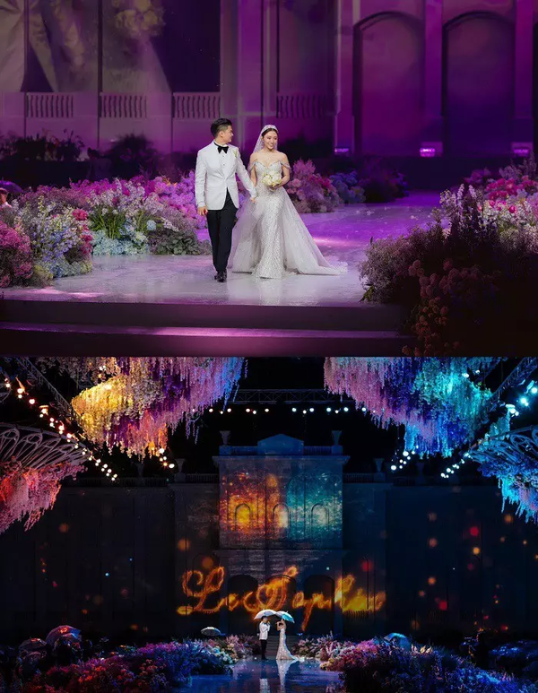 Chiếc váy cưới đặc biệt của cô dâu trong siêu đám cưới ở Kiên Giang - ảnh 1