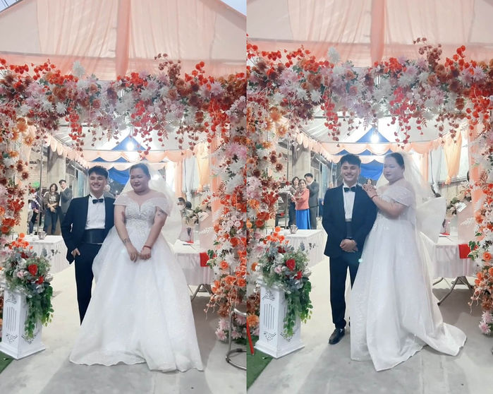 Chiếc váy cưới đặc biệt của cô dâu trong siêu đám cưới ở Kiên Giang - ảnh 10